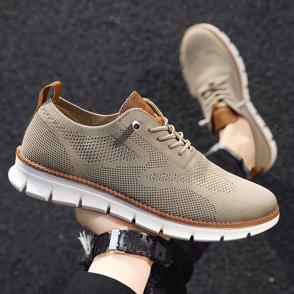 knit sneakers, mesh sneakers, walking shoes, casual sneakers, lace up sneakers, bestseller push, lifestyle, trustworthy, fresh, neutral, brown